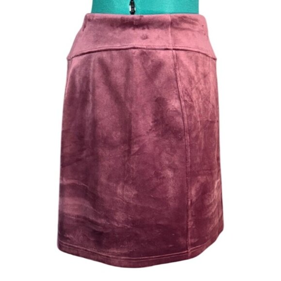 Lululemon Scuba High-Rise Mini Skirt Velvet XL Plush Stretch Garnet NWT LW8AL9S - Picture 3 of 16